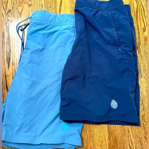 Two pairs of Stio PTV shorts size Large
